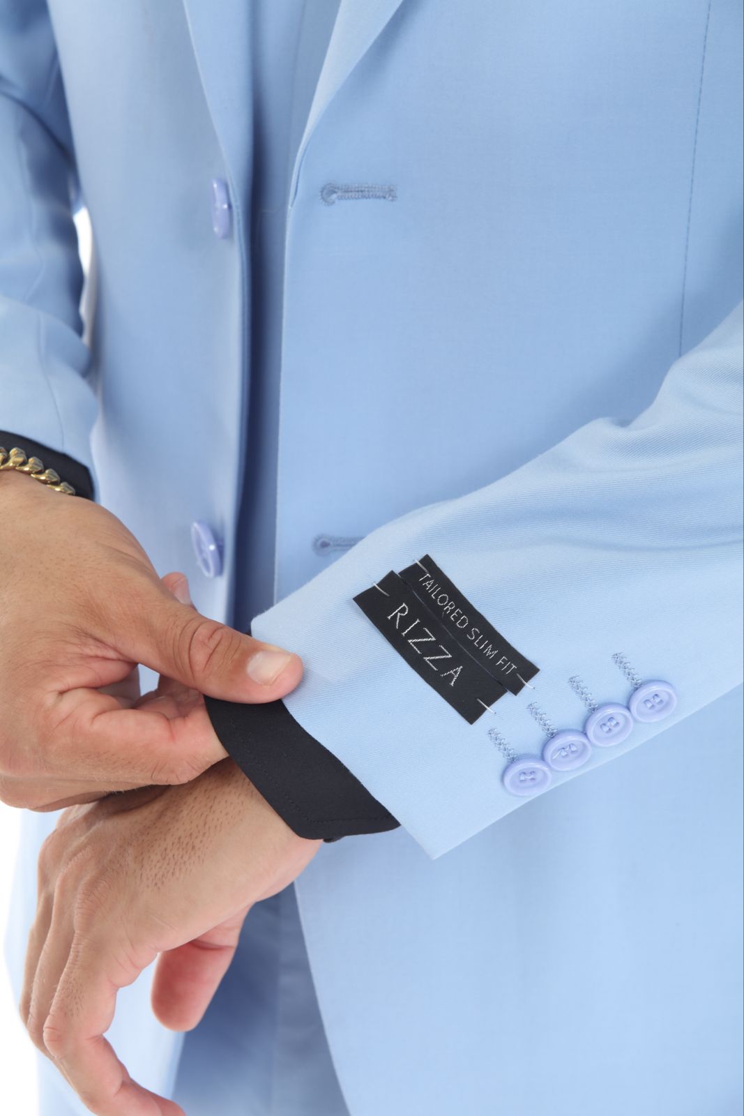 Check out new three piece Slim Fit  Sky Blue Suit all size available 34S-60R