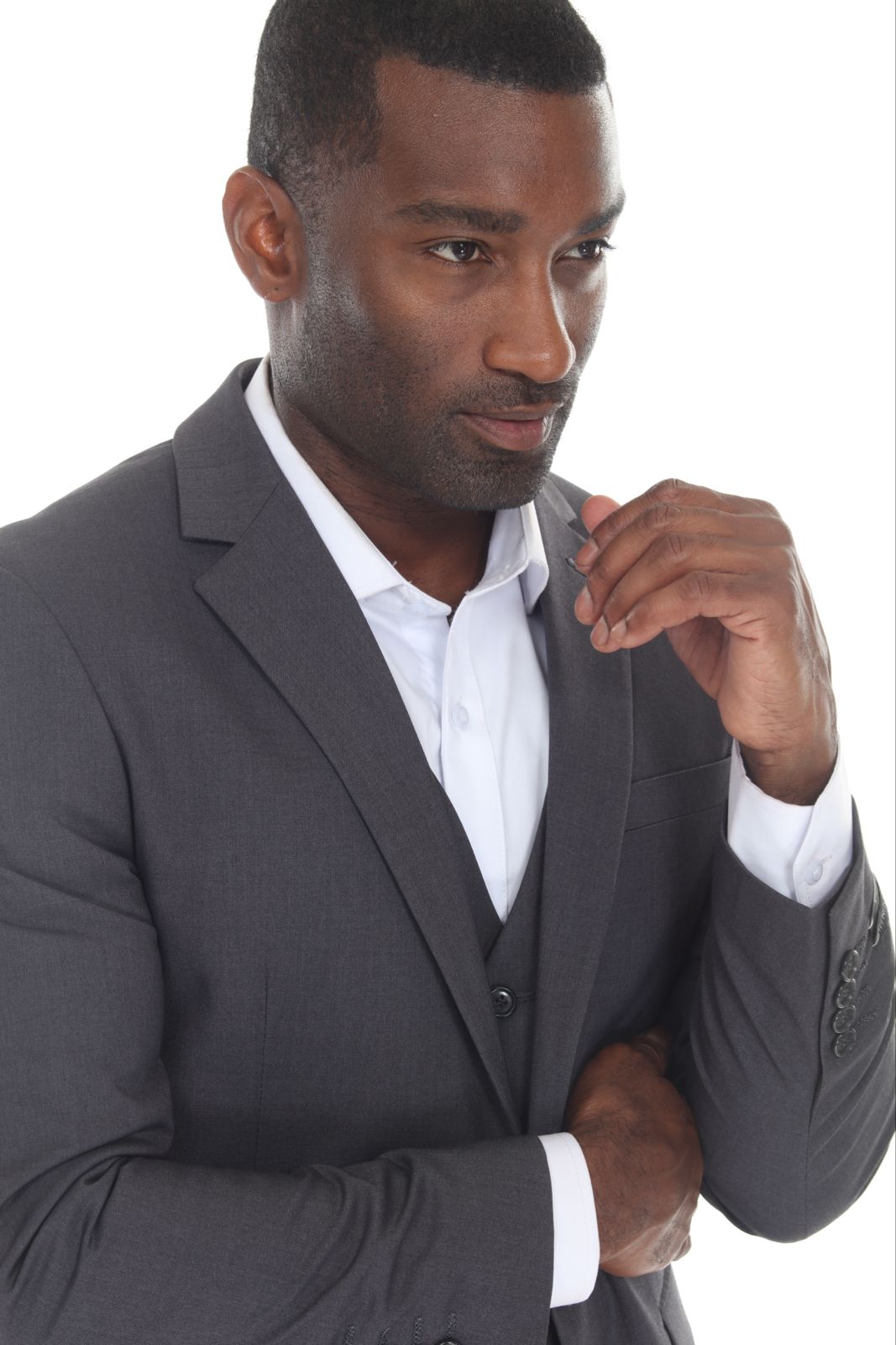 Check out new three piece Slim Fit Charcoal Suit all size available 34S-60R