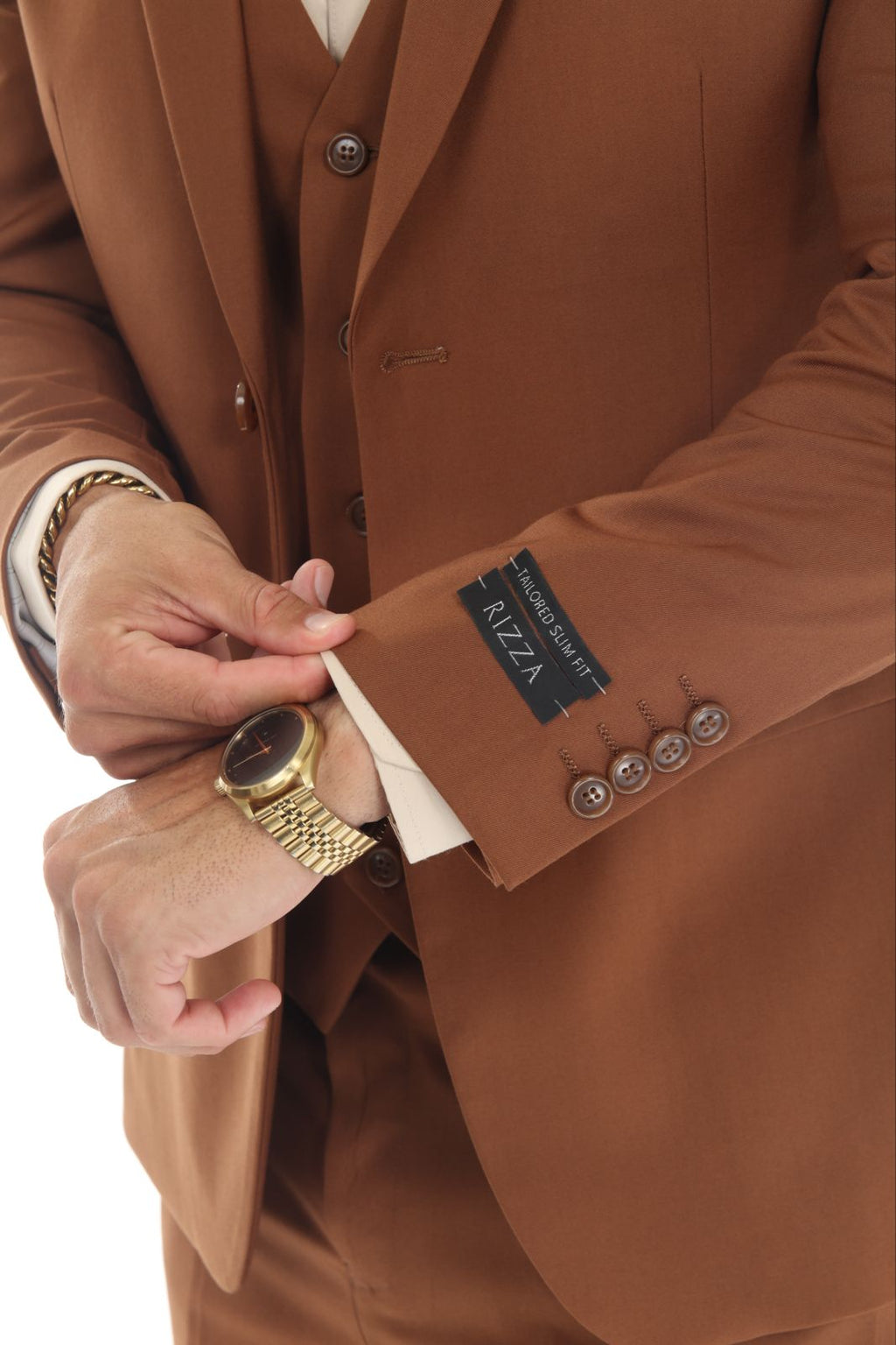 Check out new 3 pieces Slim Fit  Suit Brown-17  all size available 34S-60R