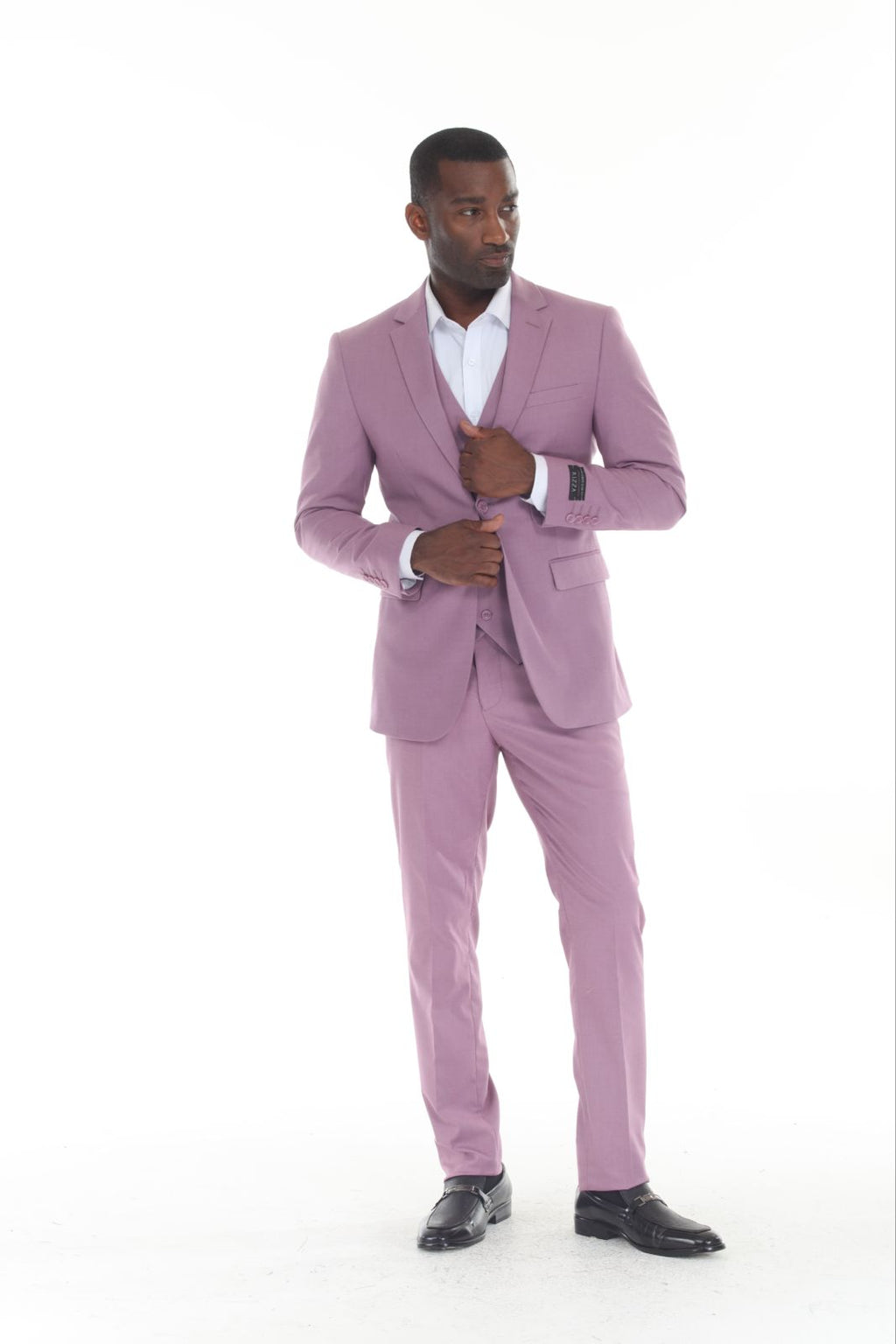 Check out new 3 pieces Slim Fit Dusty Rose-14 Suit all size available 34S-60R